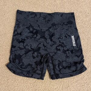 Gymshark Charcoal Camouflage Shorts